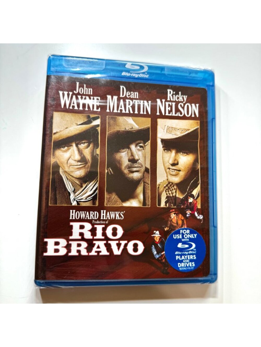 RIO BRAVO Blu-ray Disc John Wayne Dean Martin Ricky Nelson SEALED NEW